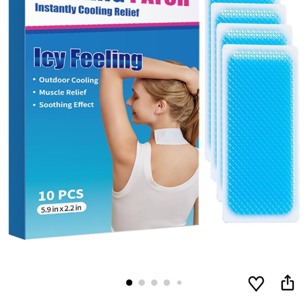 10 Pc Cooling Patch Bundle Icy Feeling Cooling Patch NWT